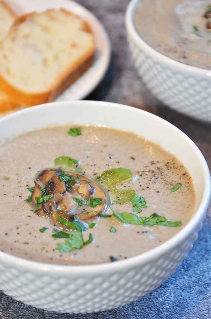 homemade cream of mushroom soup