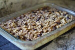 sourdough bread pudding