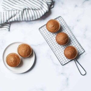 sourdough pumpkin muffin display
